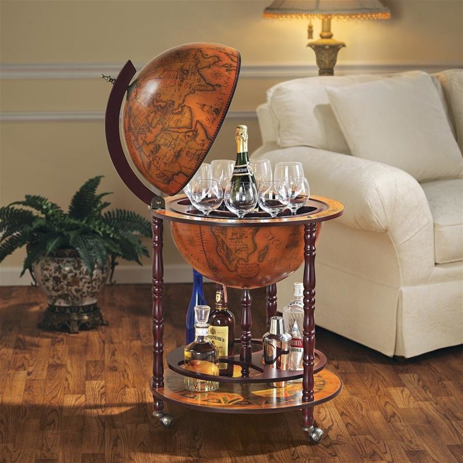 Italian Sixteenth Century Globe Bar Replica