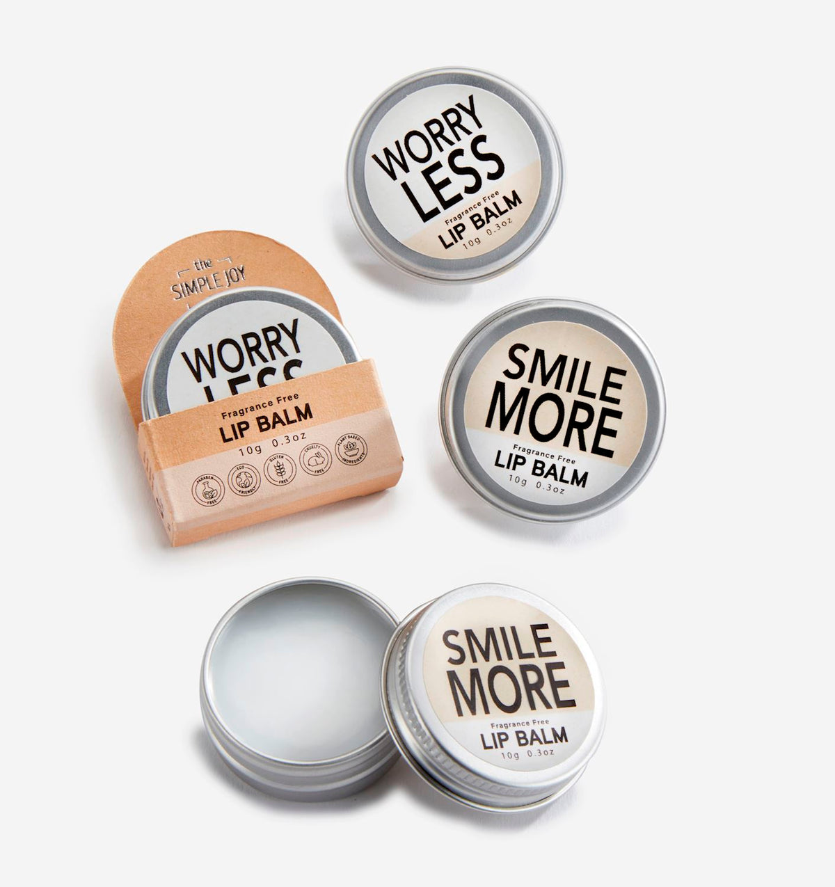 Fragrance Free Lip Balm S/2