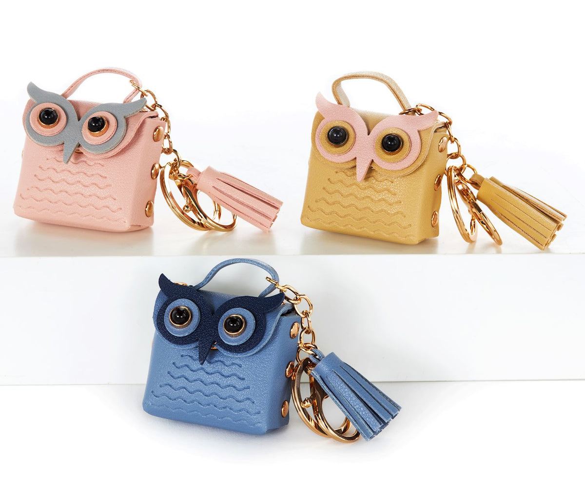 Owl Earbud Case/Keychain