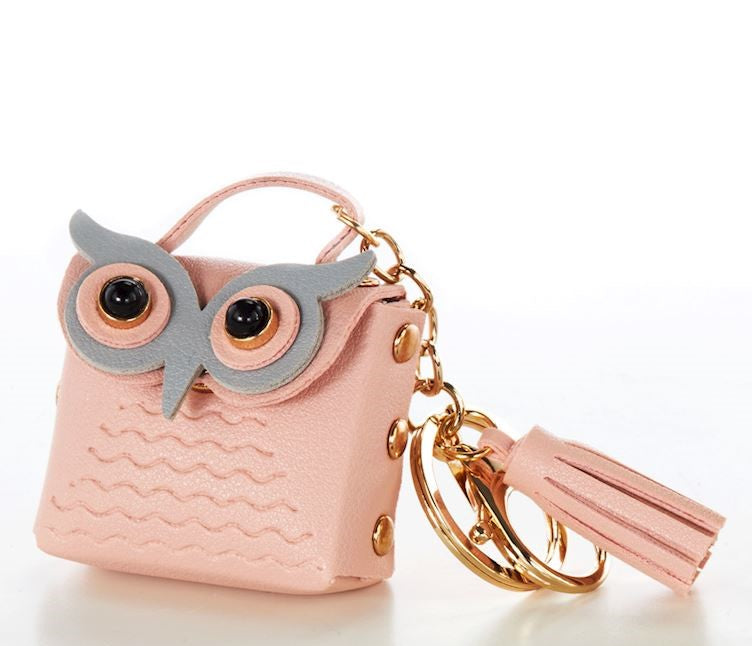 Owl Earbud Case/Keychain