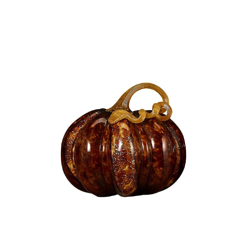 Art Glass Pumpkin