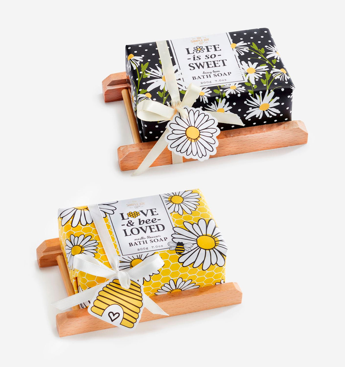 Bar Soap &amp; Bamboo Tray S/2