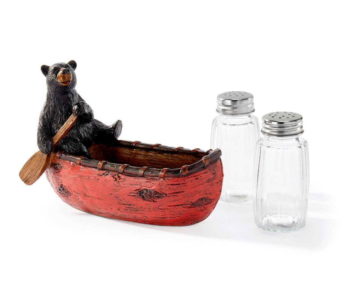 Bear on Boat Salt &amp; Pepper Set