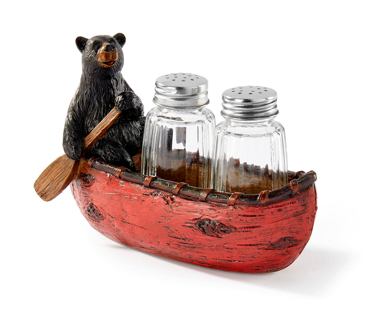 Bear on Boat Salt &amp; Pepper Set