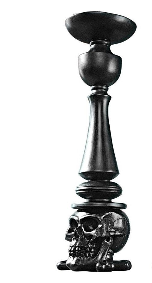 Shadow of Darkness Skull Candle Holder