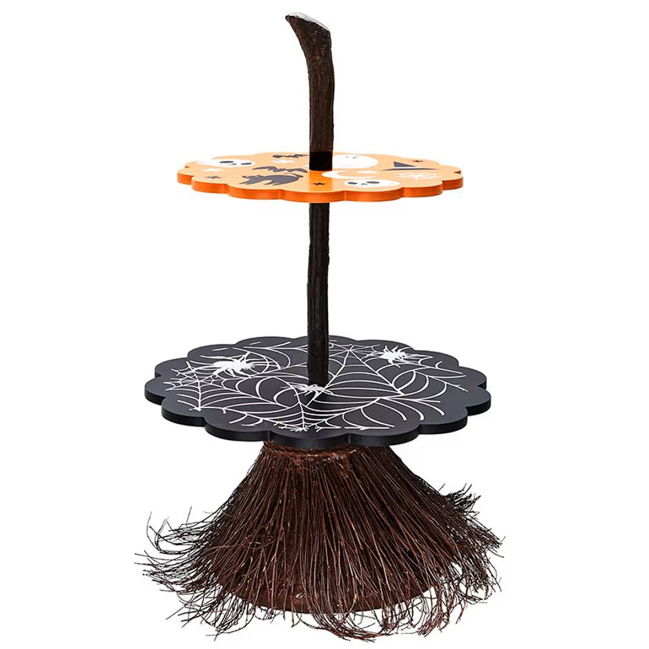 Witch Broom Serving Tray