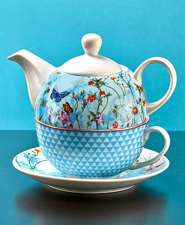 Floral Tea for One Pot