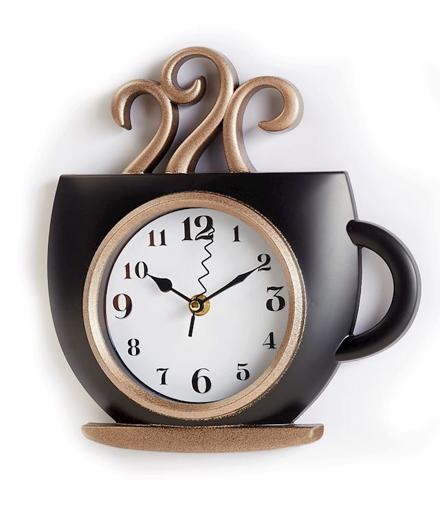 Coffee Cup Wall Clock