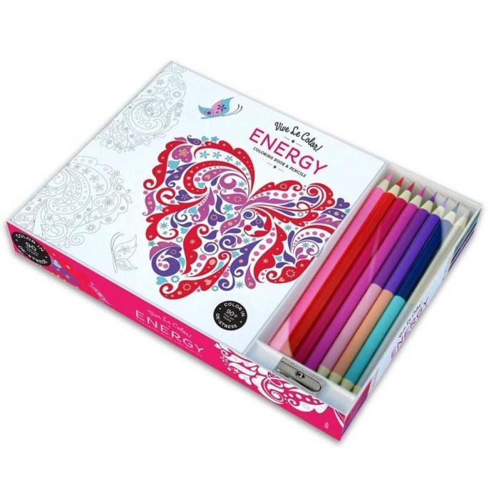 De-Stress Coloring Book Sets with Pencils