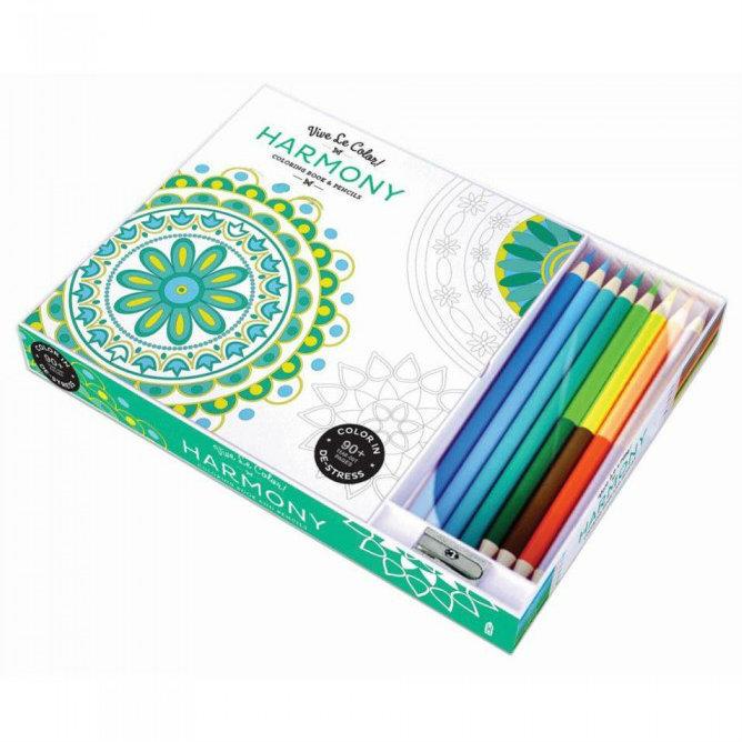 De-Stress Coloring Book Sets with Pencils