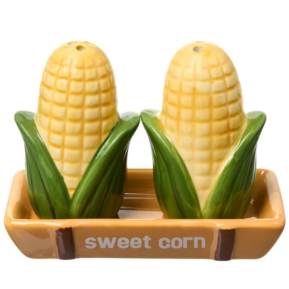 Corn Salt &amp; Pepper Shakers