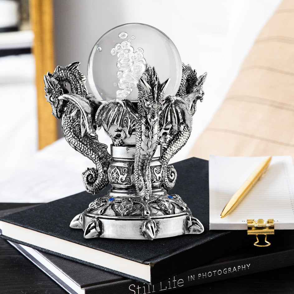 Corfu Castle Dragons Glass Globe