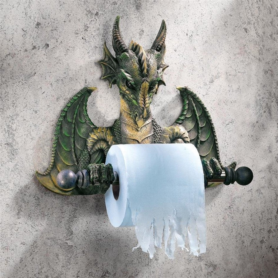 Commode Dragon Tiolet Paper Holder