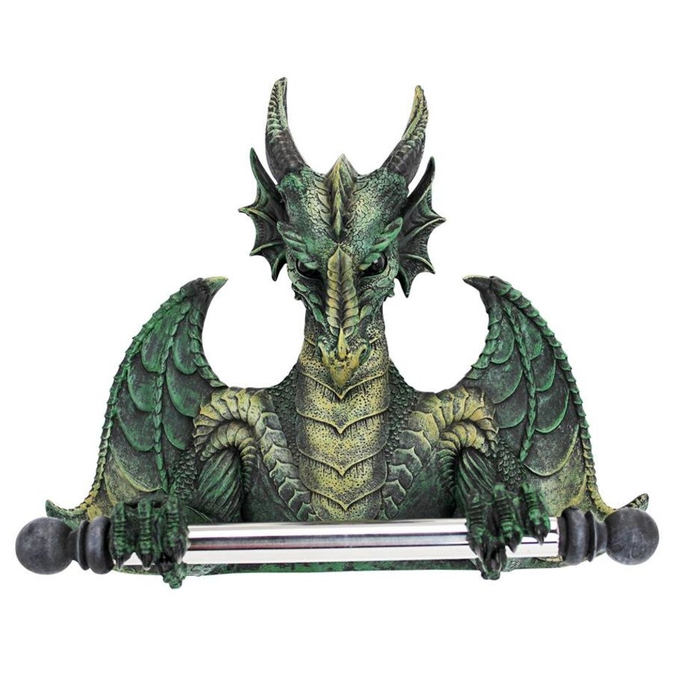 Commode Dragon Tiolet Paper Holder