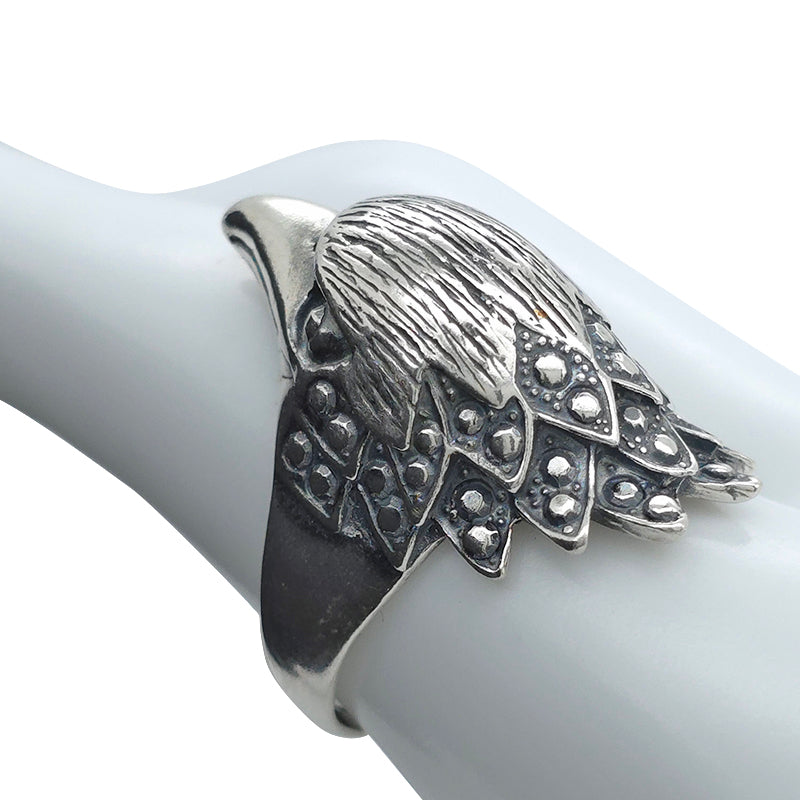 Sterling Silver Eagle Adjustable Ring