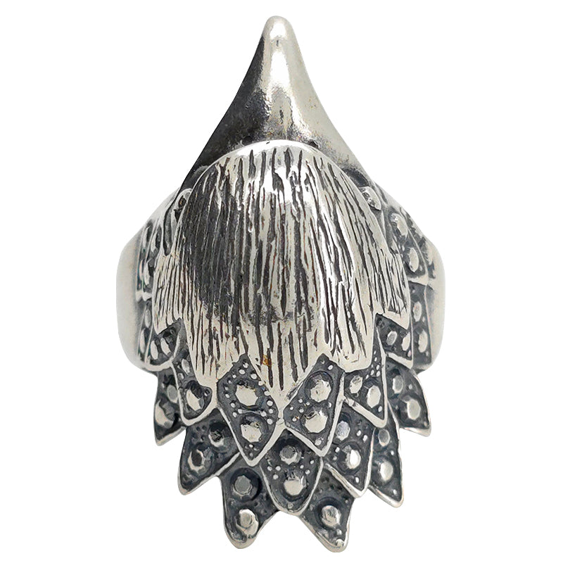 Sterling Silver Eagle Adjustable Ring