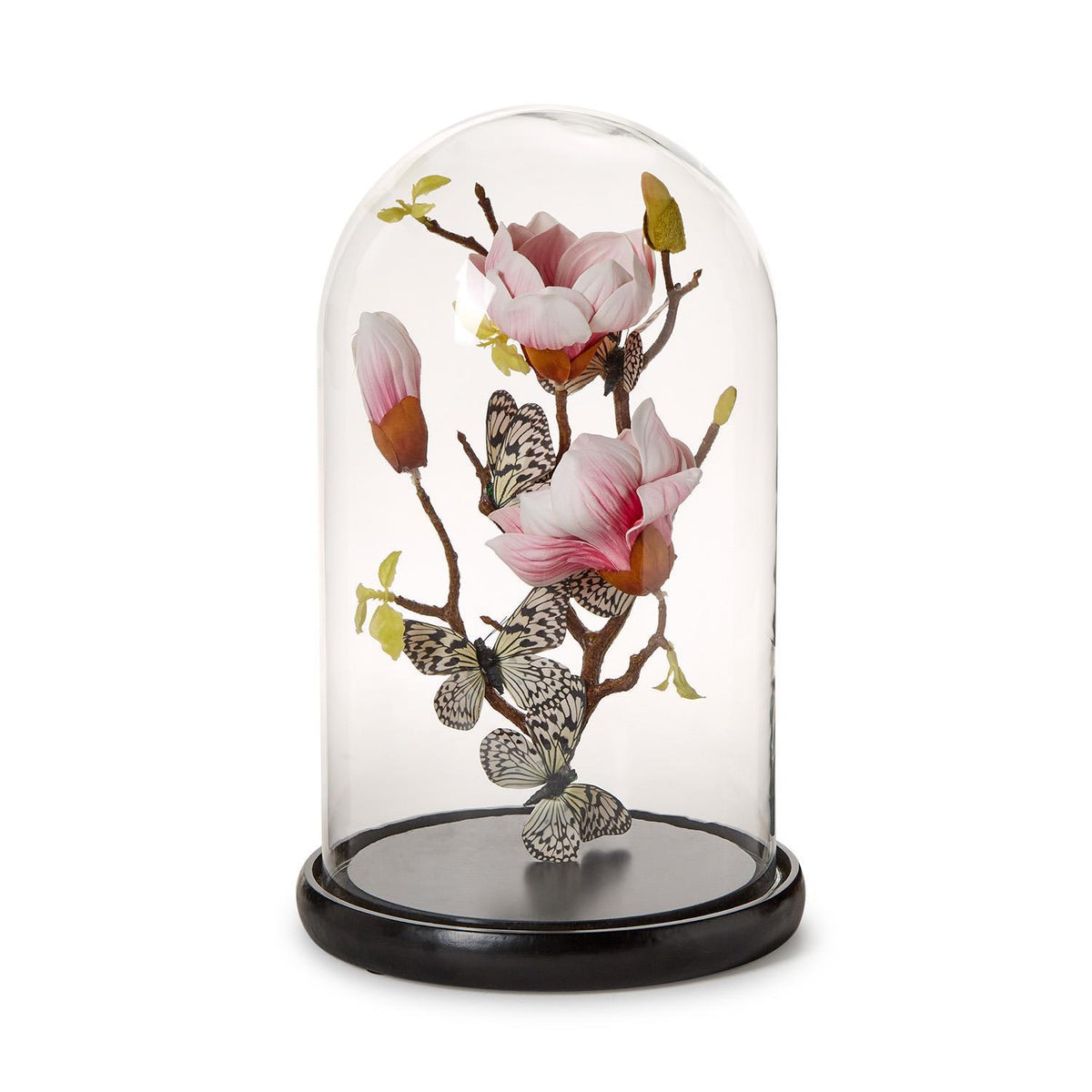 Pink Flora & Butterflies in Dome