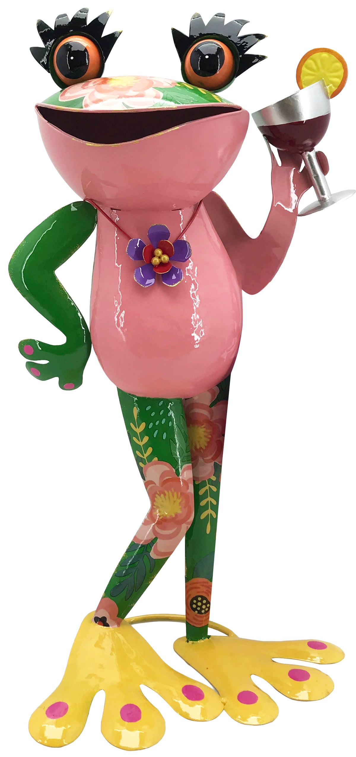 Sassy Frog Garden Statue