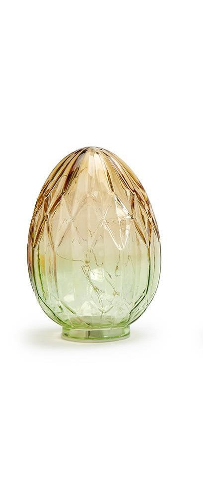 Glass Faceted Easter Eggs