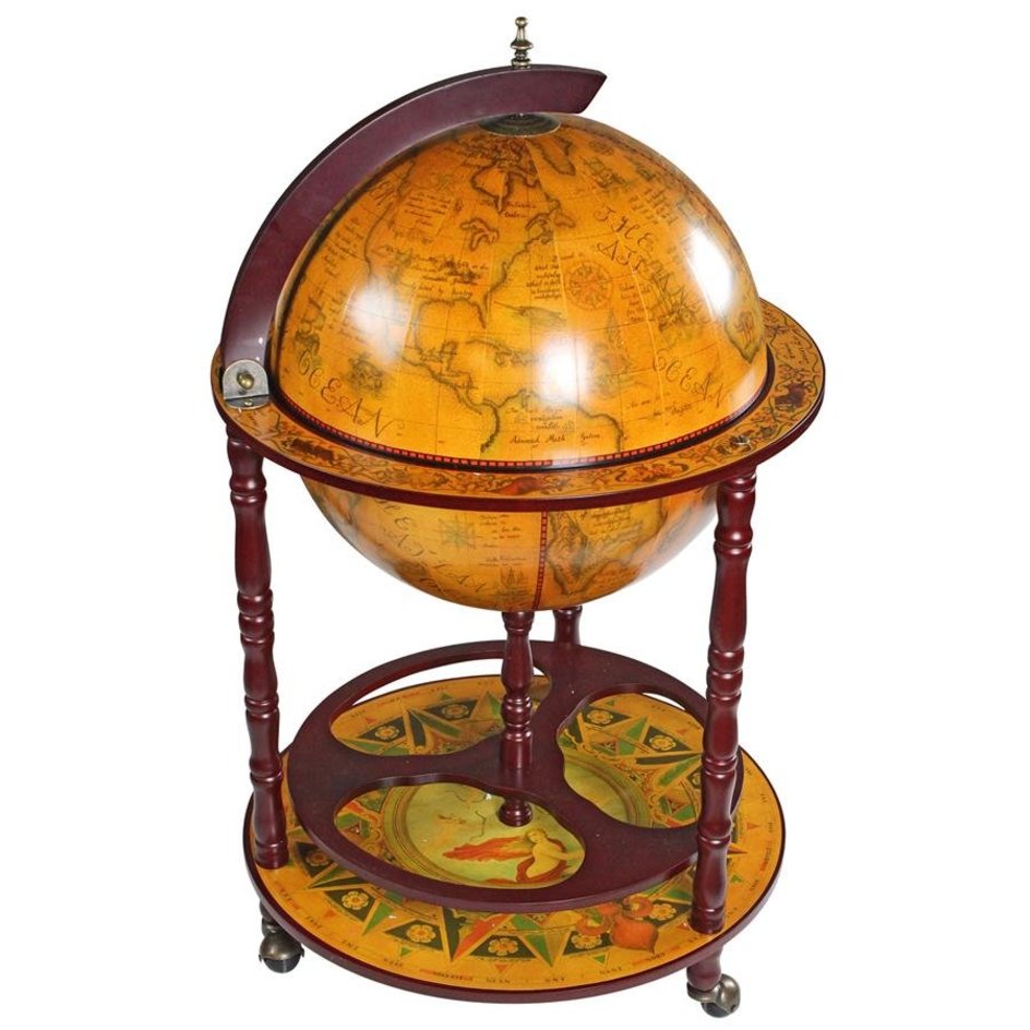 Italian Sixteenth Century Globe Bar Replica