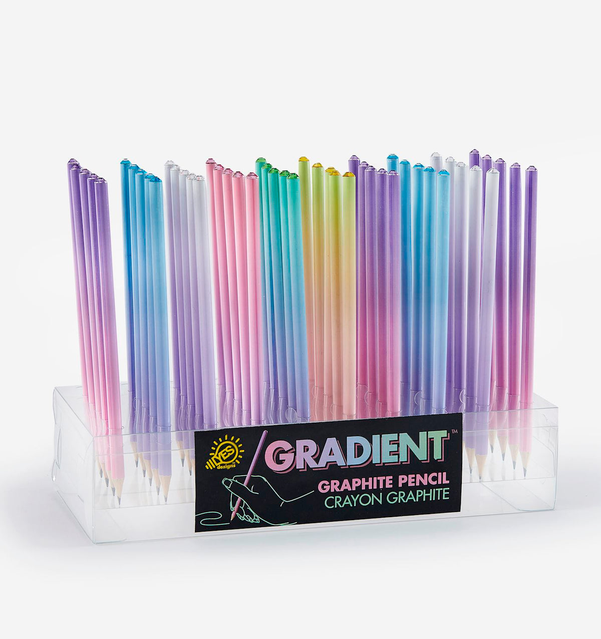 Gradient Graphite Pencils S/6