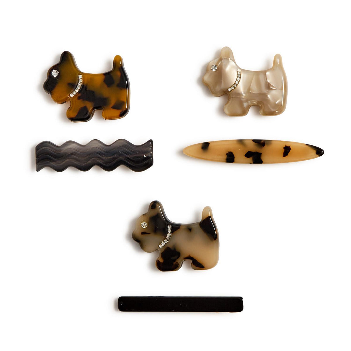 Scottie Hair Clip Sets