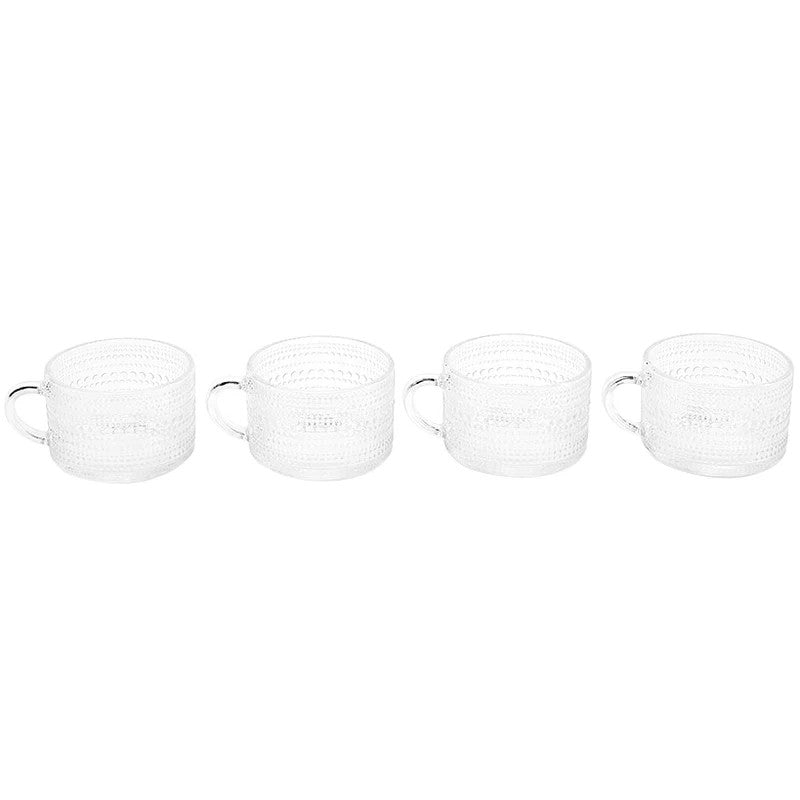 Hobnail Mugs S/4