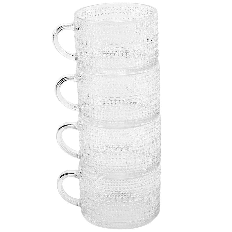 Hobnail Mugs S/4