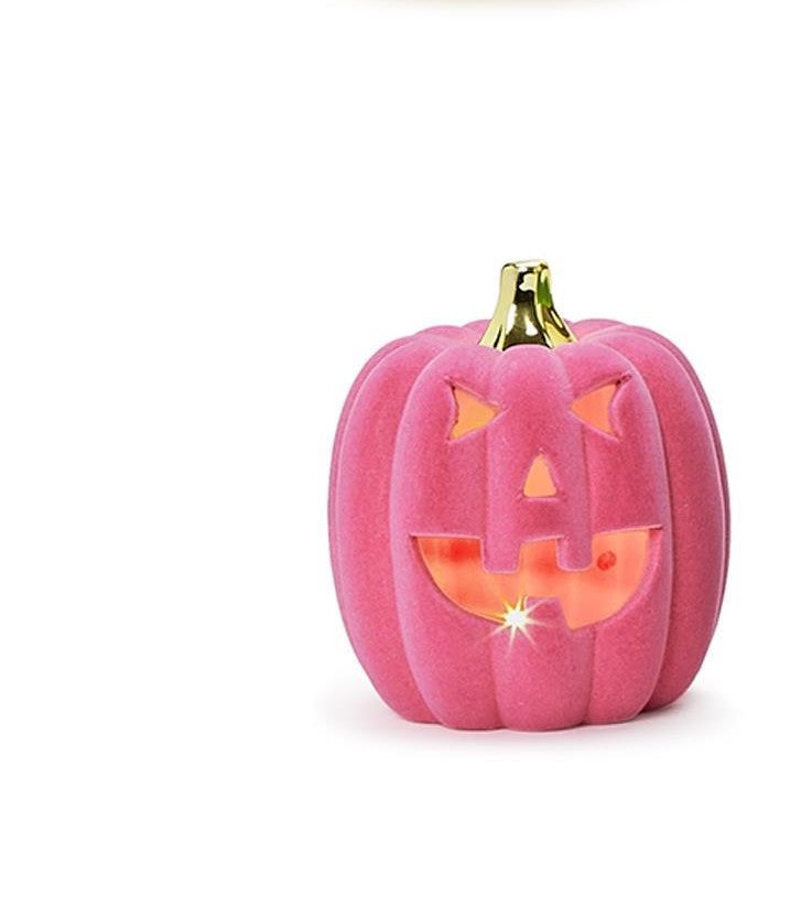 LED Jack o' Lanterns with Flocked Finish
