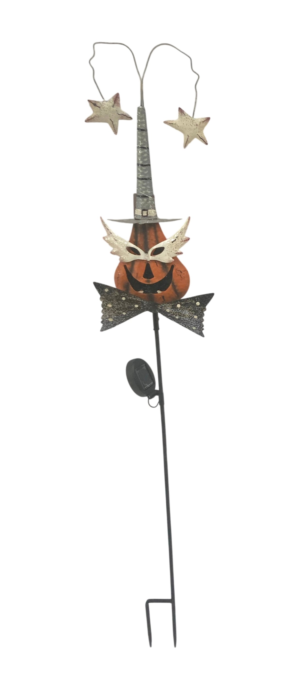 Masked Jack O Lantern Solar Stake
