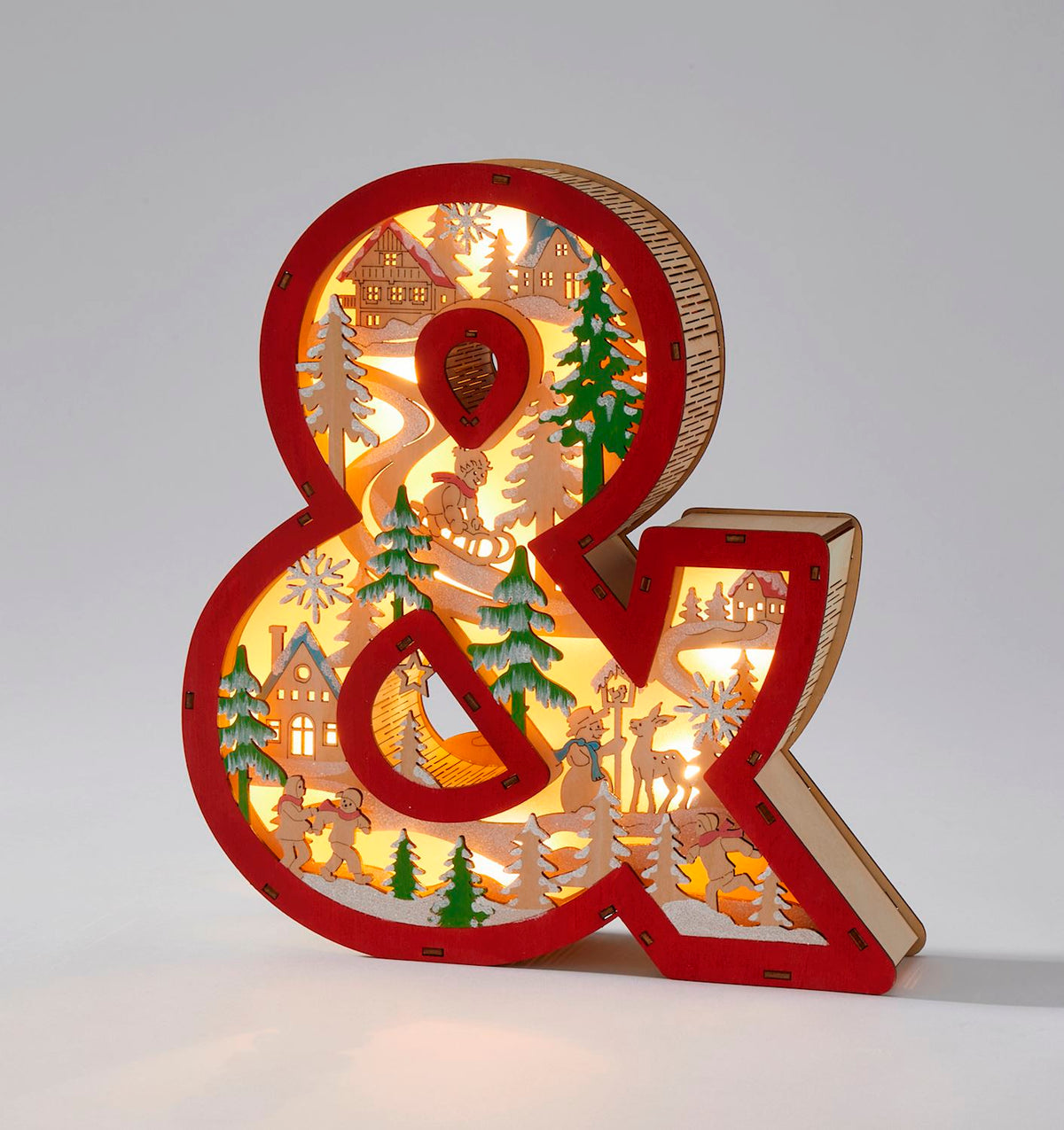 Monogramed LED City Ampersand
