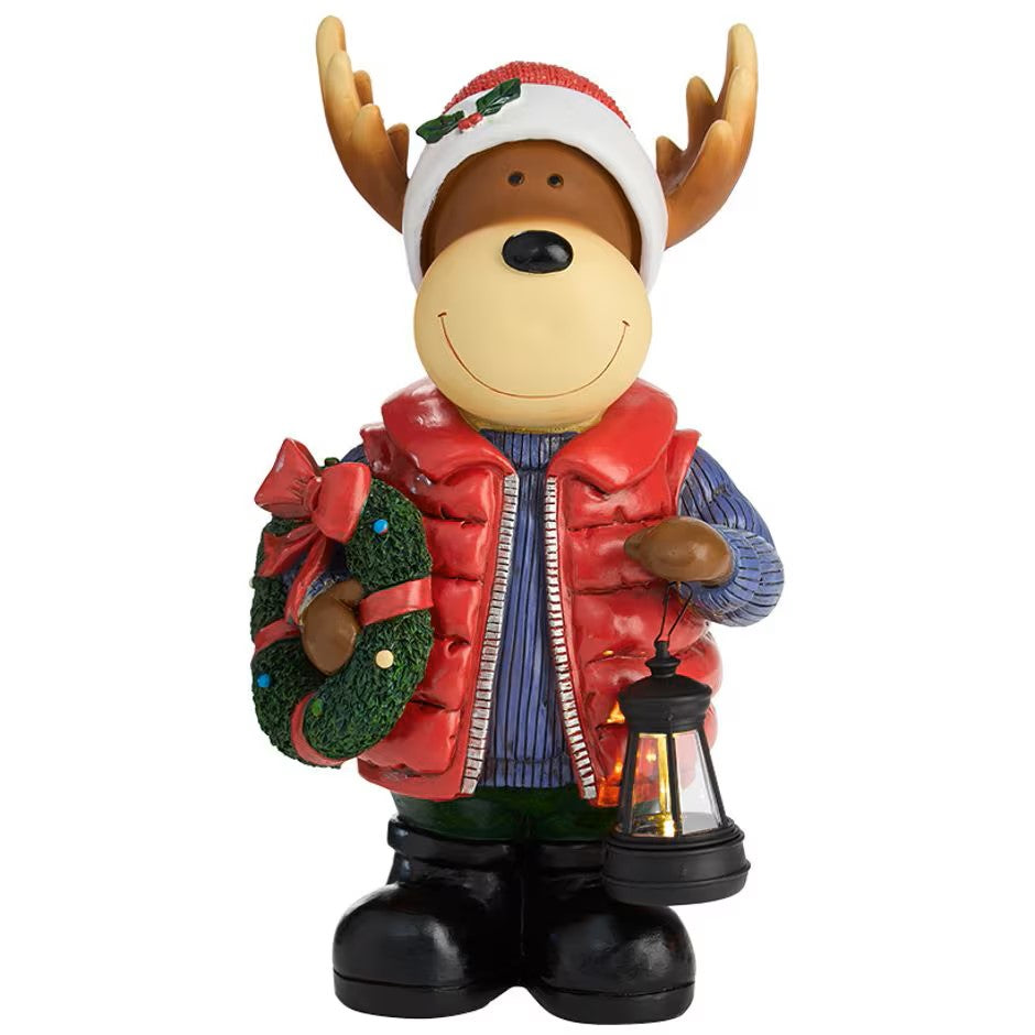 Solar Moose Statue