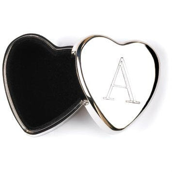 Velvet Lined Monogram Heart Boxes