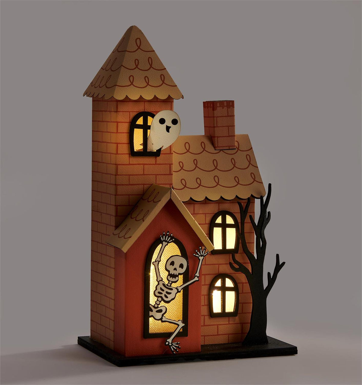 Orange LED Halloween House