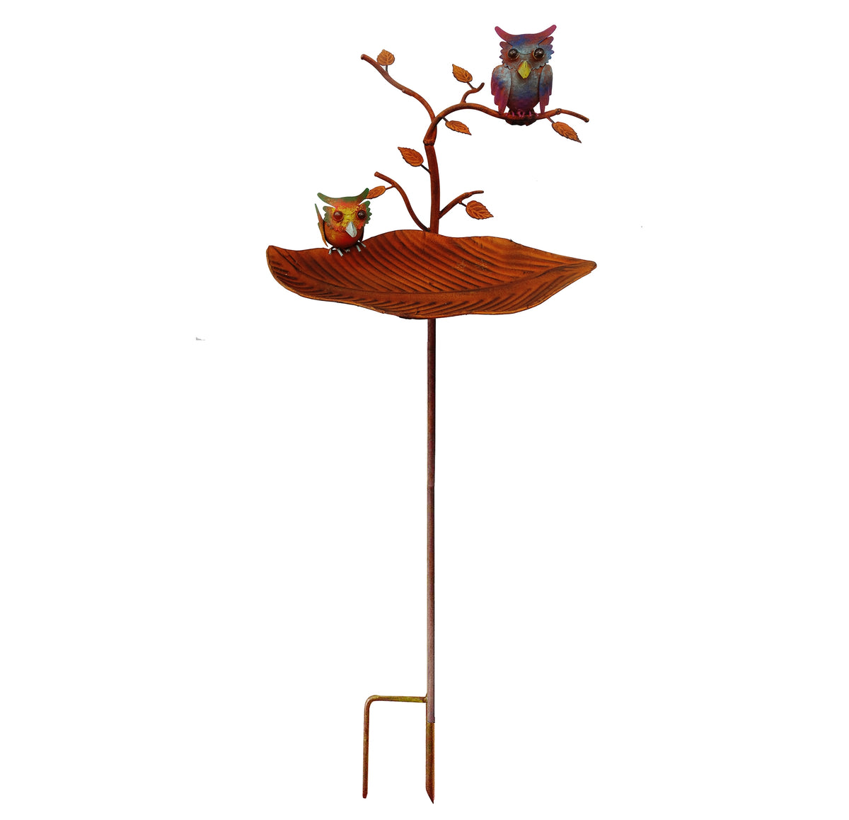 Owl Bird Feeder Stake