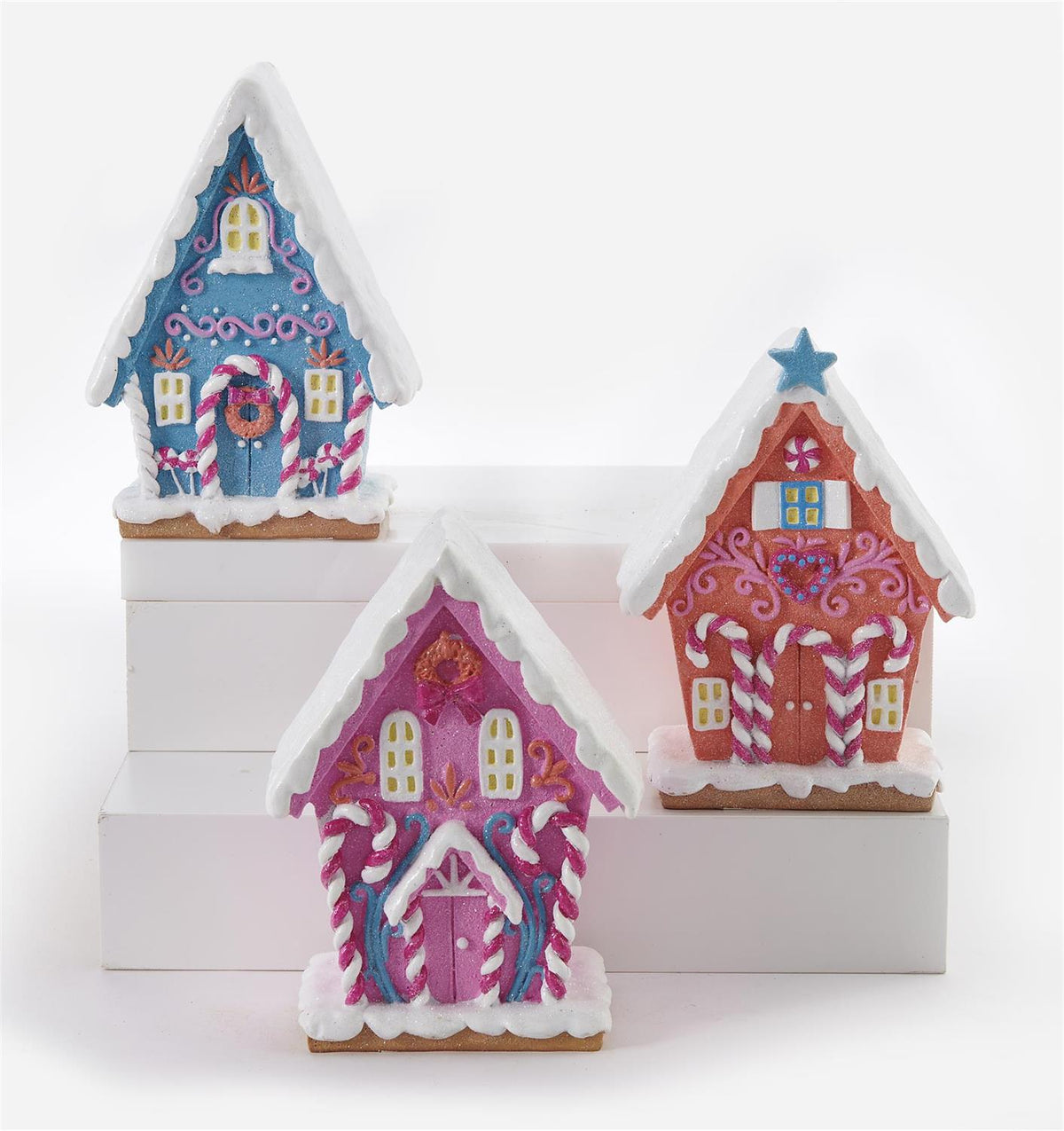 Pastel Gingerbread Houses