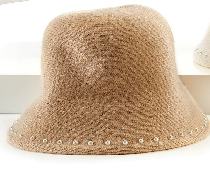 Pearl Trimmed Cloche Hats