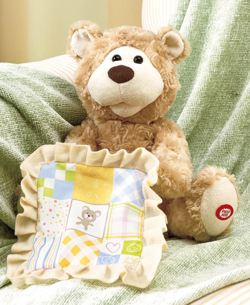 Teddy peek a boo bear online