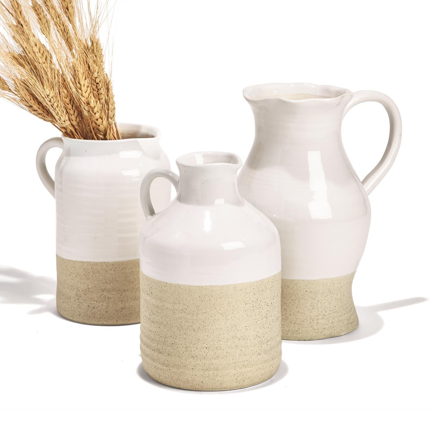 Terra Pitcher or Vases Set/3