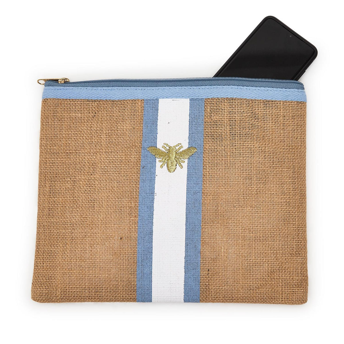 Golden Bee Zippered Pouch