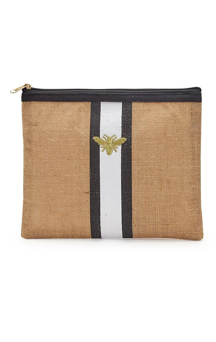 Golden Bee Zippered Pouch