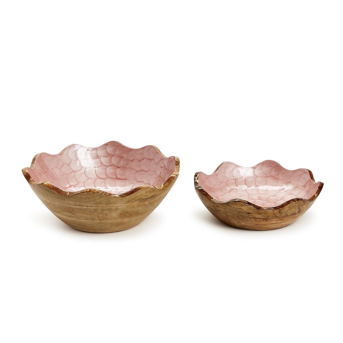 Shimmering Rose Bowls S/2