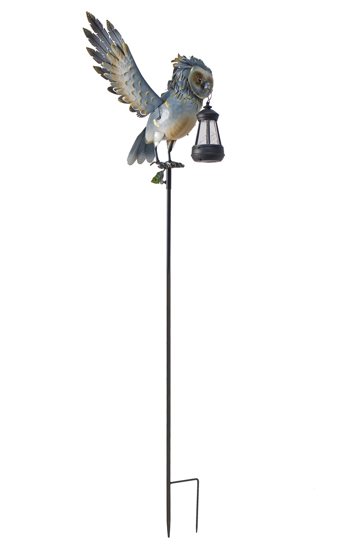 Solar Lighted Owl Stake