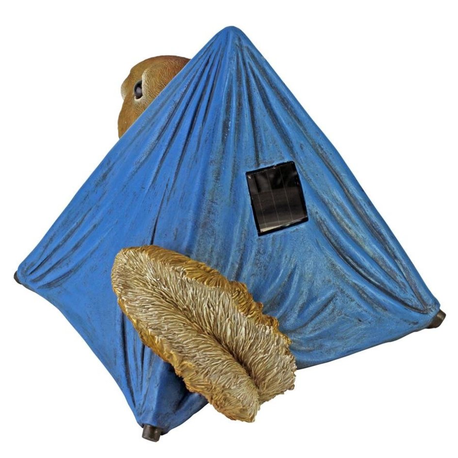 Camping Squirrel with Solar Flashlight