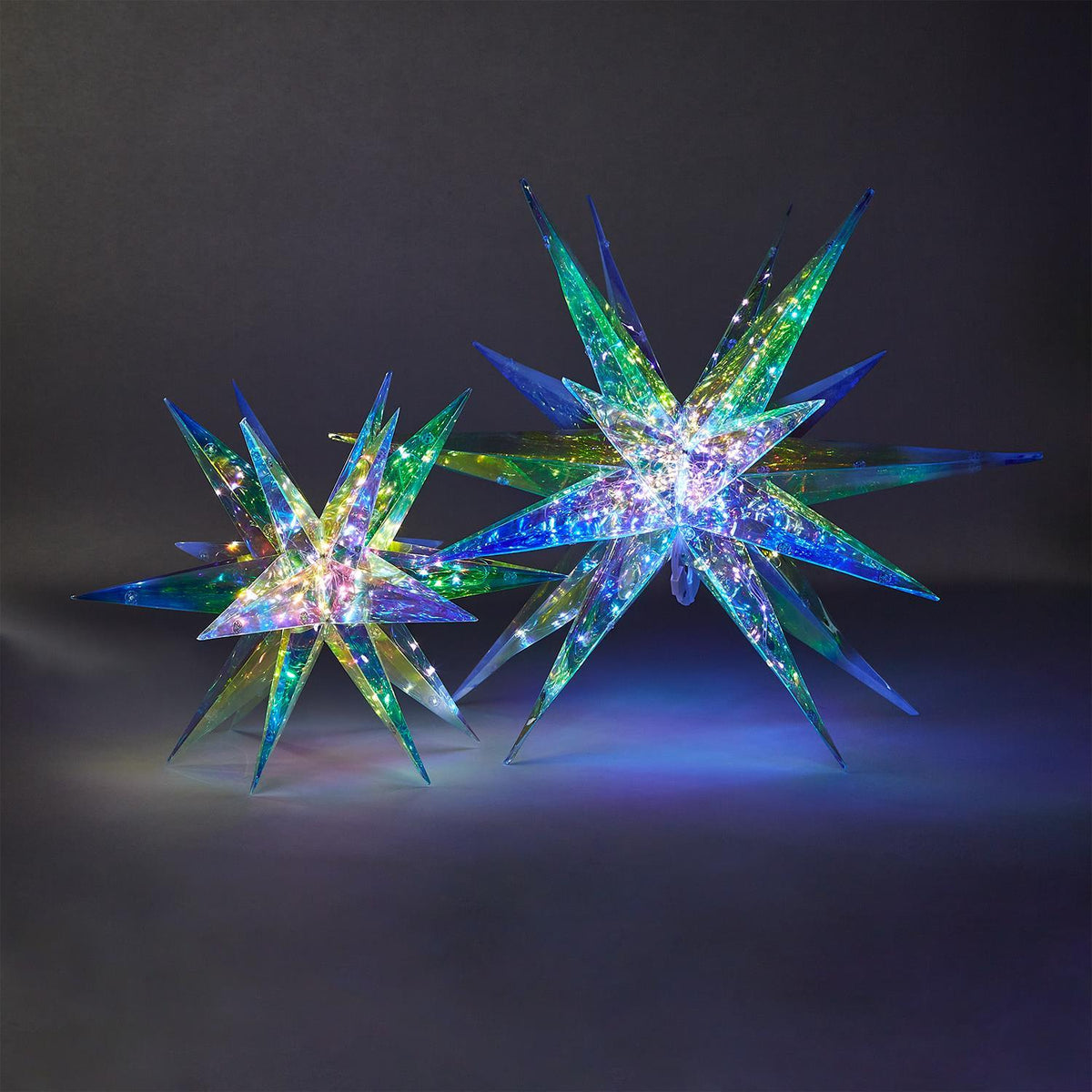 LED Iridescent Stars S/2