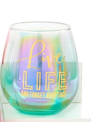 Birthday Stemless Wine Glasses