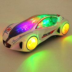 Super Car with Flashing Lights and Music