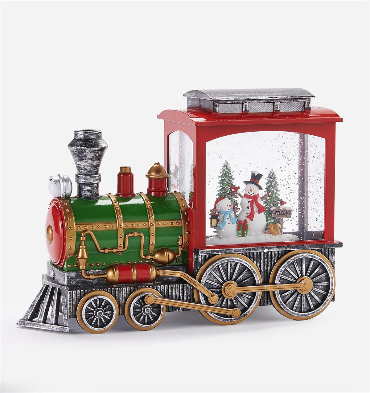 LED Christmas Train Water Globe