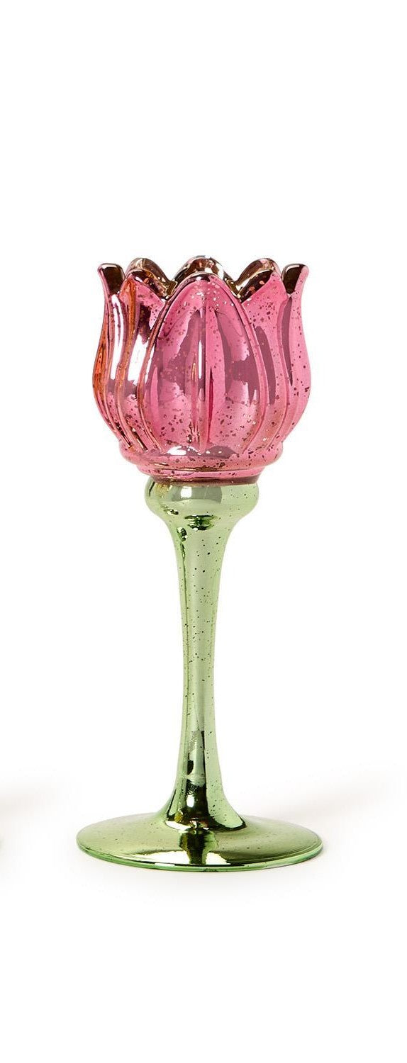 Tulip Stemmed Candle Holders