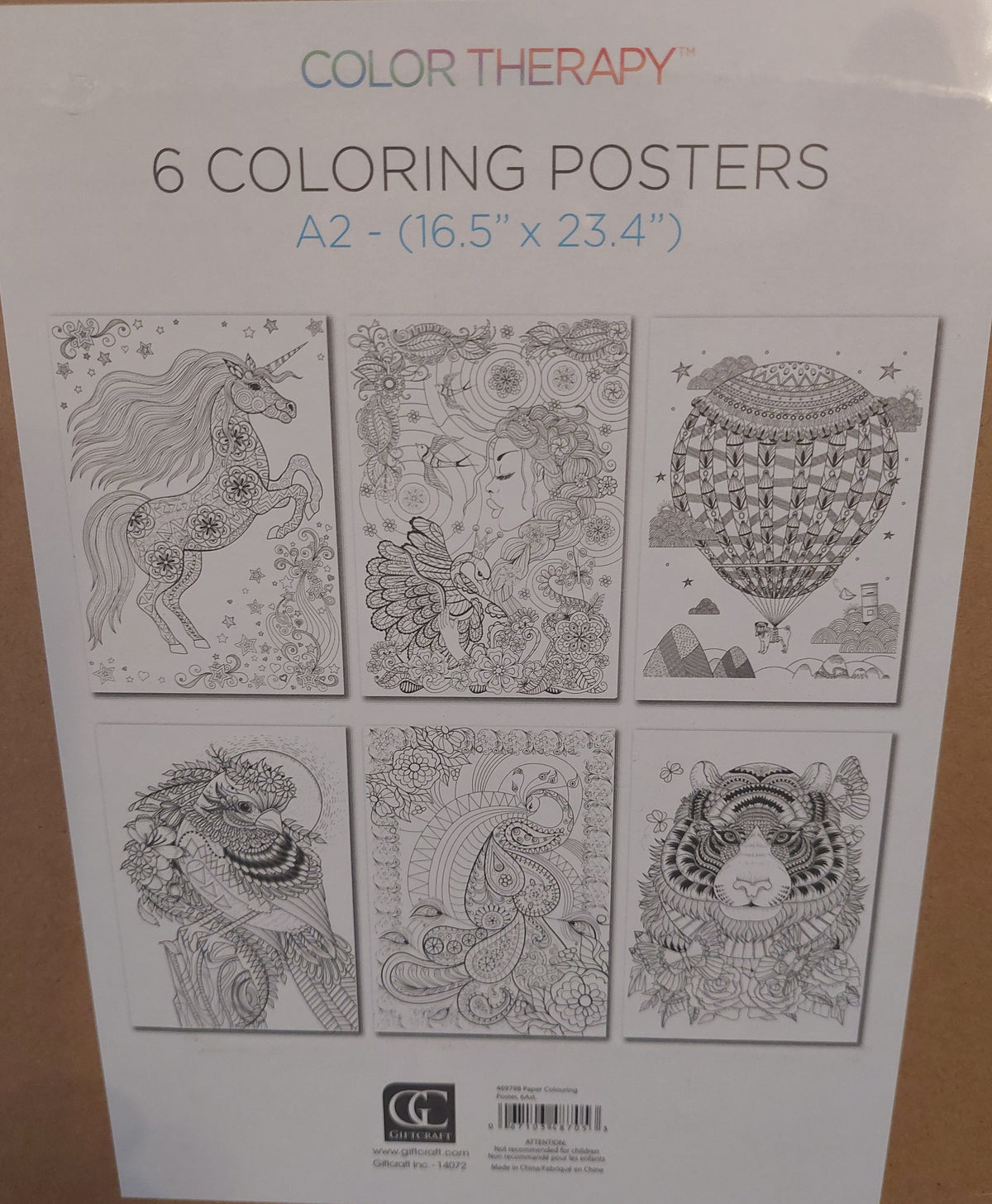 Coloring Posters Set of 6